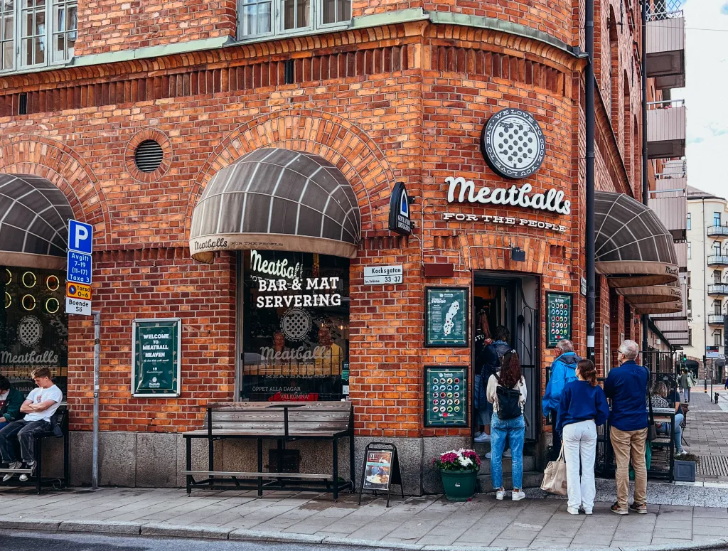 Swedish meatballs Stockholm
